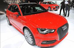 Audi A3 e-tron red color