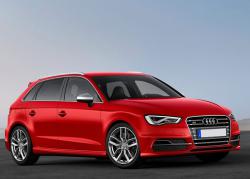 Audi S3 Sportback red color