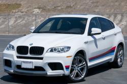 BMW X6 M 2013 white color