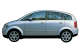 Audi A2 / Minivan / 5 doors / 2000-2005 / Left view