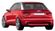 Audi A1 / Hatchback / 3 doors / 2010-2012 / Back-left view