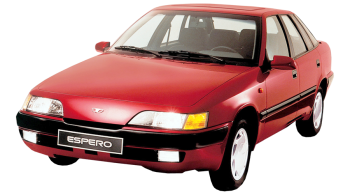 Daewoo Espero / Sedan / 4 doors / 1995-1997 / Front-left view