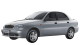 Daewoo Lanos / Sedan / 4 doors / 1997-2003 / Front-left view