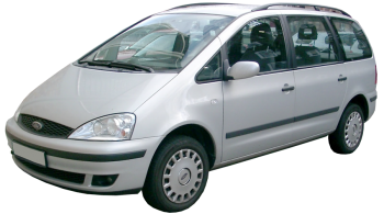 Ford Galaxy / Minivan / 5 doors / 2000-2006 / Front-left view