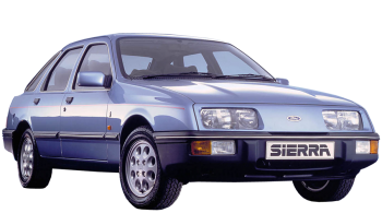 Ford Sierra / Sedan / 4 doors / 1982-1993 / Front-right view