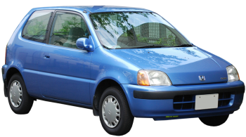 Honda Logo / Hatchback / 3 doors / 1999-2002 / Front-right view