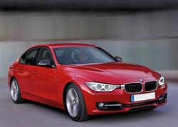 BMW 3 Series red color