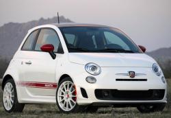 Fiat 500 Abarth 2012 white color