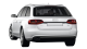 Audi A4 Avant / Wagon / 5 doors / 2008-2012 / Back-left view
