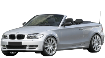 BMW 1-series Cabrio / Convertible / 2 doors / 2008-2012 / Front-left view