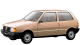 Fiat Uno / Hatchback / 3 doors / 1983-1995 / Front-left view
