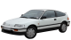 Honda Civic CRX Coupe / Coupe / 3 doors / 1983-1993 / Front-left view