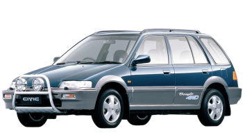 Honda Civic Shuttle / Minivan / 5 doors / 1983-1993 / Front-left view
