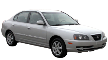 Hyundai Elantra / Sedan / 4 doors / 2000-2006 / Front-right view