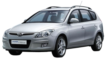 Hyundai i30 CW / Wagon / 5 doors / 2008-2013 / Front-left view