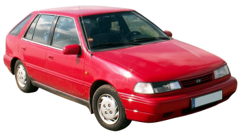 Hyundai Pony / Hatchback / 5 doors / 1985-1994 / Front-right view