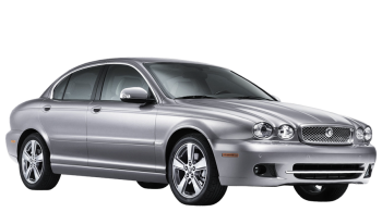 Jaguar X-Type / Sedan / 4 doors / 2001-2010 / Front-right view