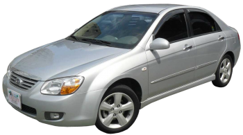 KIA Cerato / Sedan / 4 doors / 2004-2008 / Front-left view