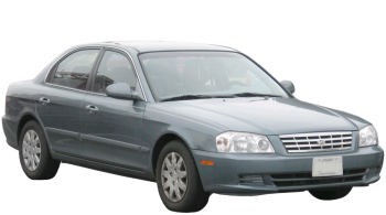 KIA Magentis / Sedan / 4 doors / 2005-2008 / Front-right view