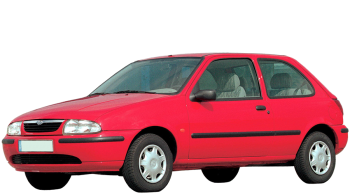 Mazda 121 / Hatchback / 3 doors / 1996-2001 / Front-left view