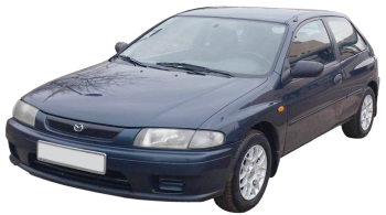 Mazda 323 P / Hatchback / 3 doors / 1997-2001 / Front-left view