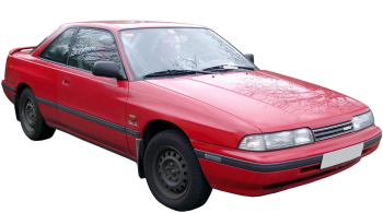 Mazda 626 Coupe / Coupe / 2 doors / 1989-1993 / Front-right view